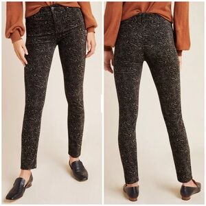 Anthropologie AG The Stevie Velvet High-Rise Skinny Jeans. Size: 27